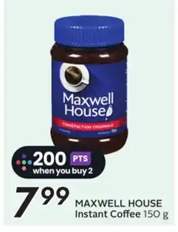 Sobeys MAXWELL HOUSE Instant Coffee offer