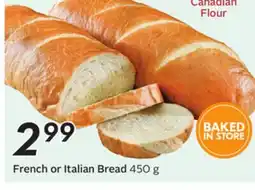 Sobeys French or Italian Bread offer