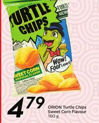 Sobeys ORION Turtle Chips Sweet Corn Flavour offer