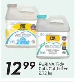 Sobeys PURINA Tidy Cats Cat Litter offer