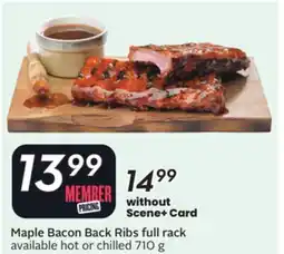 Sobeys Maple Bacon Back Ribs offer