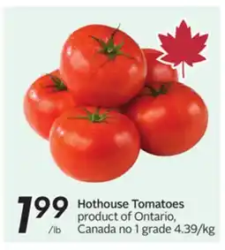 Sobeys Hothouse Tomatoes offer
