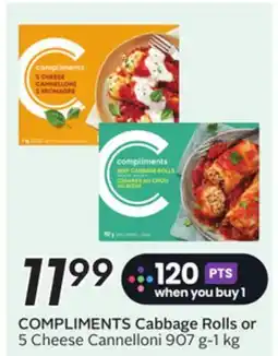 Sobeys COMPLIMENTS Cabbage Rolls o offer