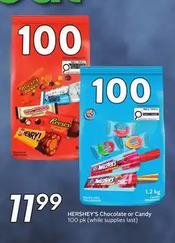 Sobeys HERSHEY'S Chocolate or Candy offer
