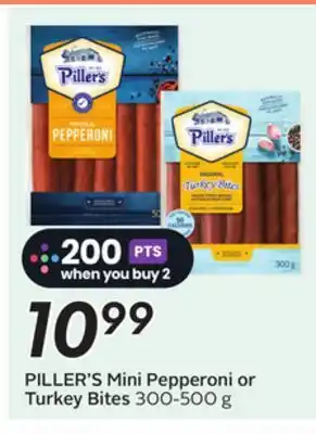 Sobeys PILLER'S Mini Pepperoni or Turkey Bites offer