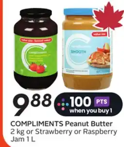 Sobeys COMPLIMENTS Peanut Butter offer