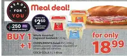 Sobeys COMPLIMENTS Whole Assorted Dagwood Sandwich, COMPLIMENTS Salad offer