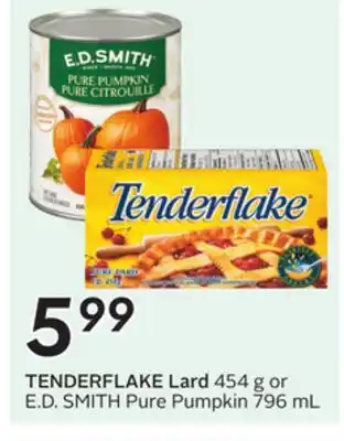 Sobeys TENDERFLAKE Lard offer
