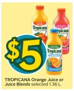 Sobeys TROPICANA Orange Juice or Juice Blends offer