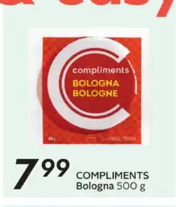Sobeys COMPLIMENTS Bologna offer