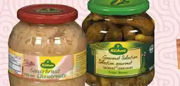 Sobeys KÜHNE Gourmet Selection Gherkins or Sauerkraut offer