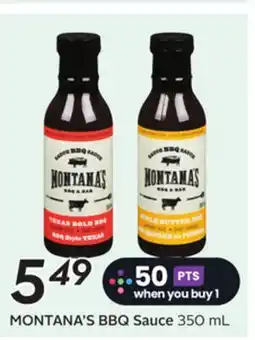 Sobeys MONTANA'S BBQ Sauce offer