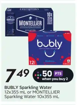 Sobeys BUBLY Sparkling Water offer