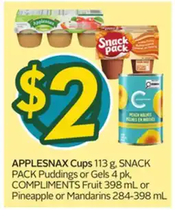 Sobeys APPLESNAX Cups offer