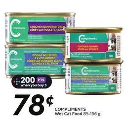Sobeys COMPLIMENTS 78 Wet Cat Food offer