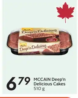 Sobeys MCCAIN Deep'n Delicious Cakes offer