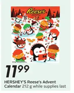 Sobeys HERSHEY'S Reese's Advent Calendar offer