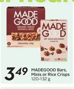 Sobeys MADEGOOD Bars, Minis or Rice Crisps offer