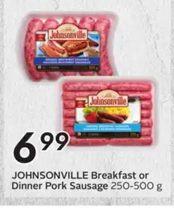 Sobeys JOHNSONVILLE Breakfast or Dinner Pork Sausage offer