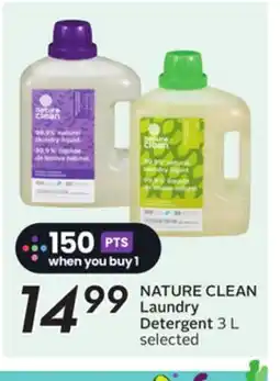 Sobeys NATURE CLEAN Laundry Detergent offer