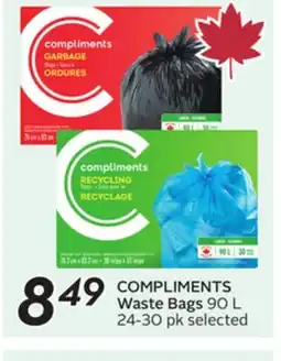 Sobeys COMPLIMENTS Waste Bags offer