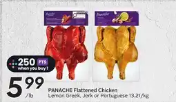 Sobeys PANACHE Flattened Chicken offer