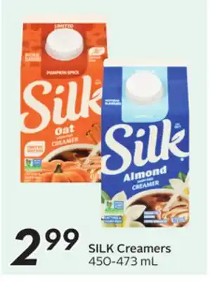 Sobeys SILK Creamers offer