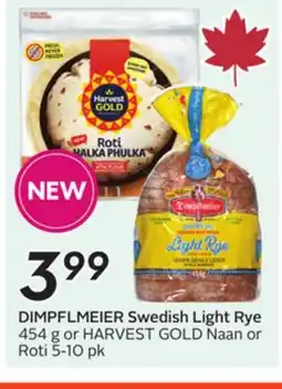 Sobeys DIMPFLMEIER Swedish Light Rye offer