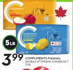 Sobeys COMPLIMENTS Potatoes offer