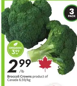 Sobeys Broccoli Crowns offer