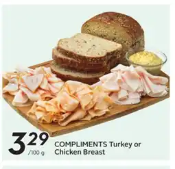 Sobeys COMPLIMENTS Turkey or Chicken Breast offer