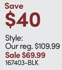 Mark's Women's Boot offer