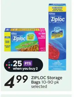 Sobeys ZIPLOC Storage Bags offer