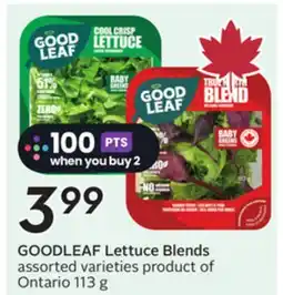 Sobeys GOODLEAF Lettuce Blends offer