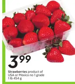 Sobeys Strawberries offer
