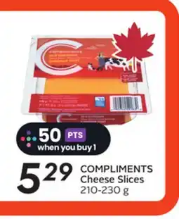 Sobeys COMPLIMENTS Cheese Slices offer