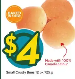 Sobeys Small Crusty Buns offer
