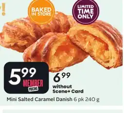 Sobeys Mini Salted Caramel Danish offer
