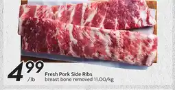 Sobeys Fresh Pork Side Ribs offer