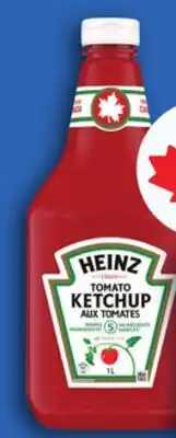 Walmart Heinz ketchup 750 mL-1L offer
