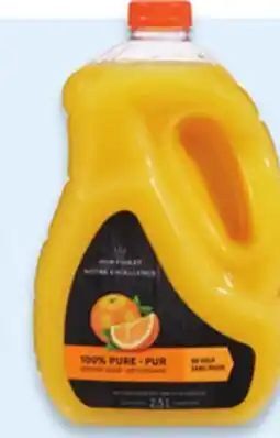 Walmart Our Finest orange juice offer