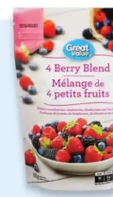 Walmart Great Value frozen fruit offer