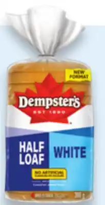 Walmart Dempster's white or whole wheat half leaf offer