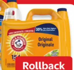 Walmart Arm & Hammer laundry detergent 154 loads offer