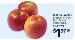 Walmart Bulk Fuji apples offer