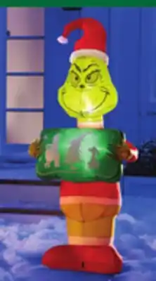 Walmart Holiday Time 4.5-5.5' licensed or small scene inflatables offer