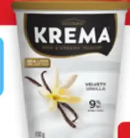 Walmart Olympic organic or Krema yogurt tub offer