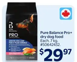 Walmart Pure Balance Pro+ dry dog food offer