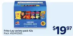 Walmart Frito-Lay variety pack 42s offer