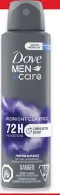 Walmart Dove or Dove Men+Care dry spray antiperspirant offer